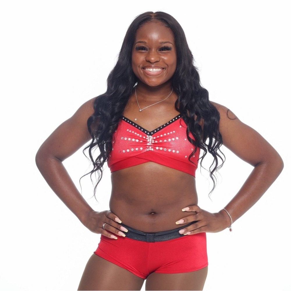 Red & Black Dance Outfit by The Lineup - Size Adult Small